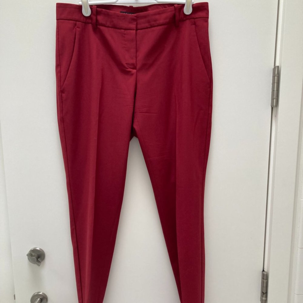 Theory Red Hartsdale pants